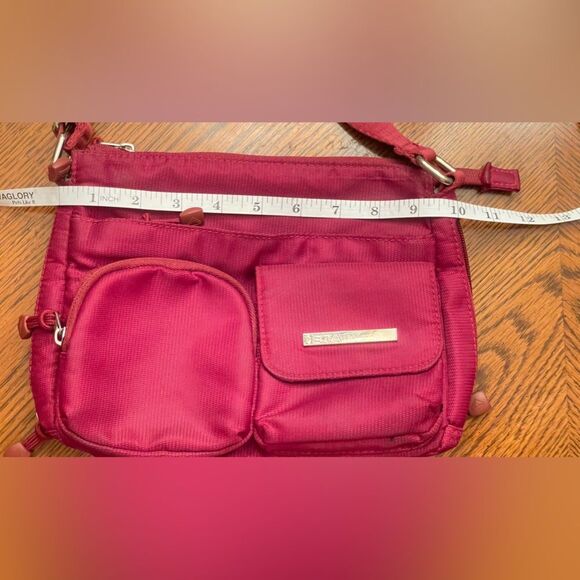 E.T.A Everyday Travel Adventure Burgundy Crossbody - Picture 7 of 7